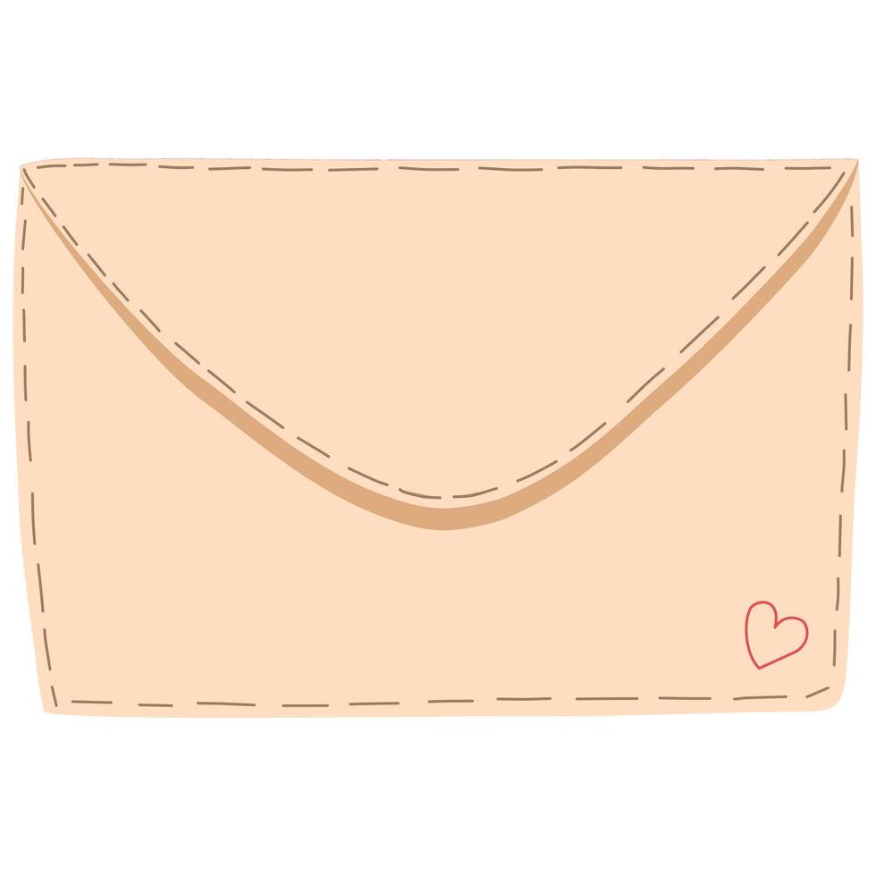 Fun and Playful Cute Mail Design vector