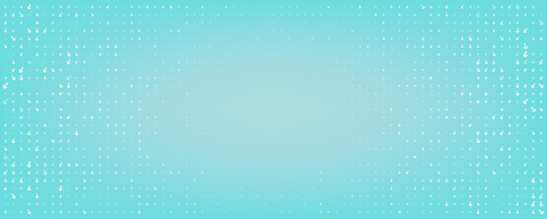Trendy abstract background with arrow signs on light blue. Futuristic template with empty space. Modern halftone design. Great for banners, posters, vector