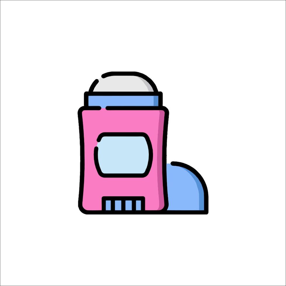 A pink and blue can of soda on a white background vector
