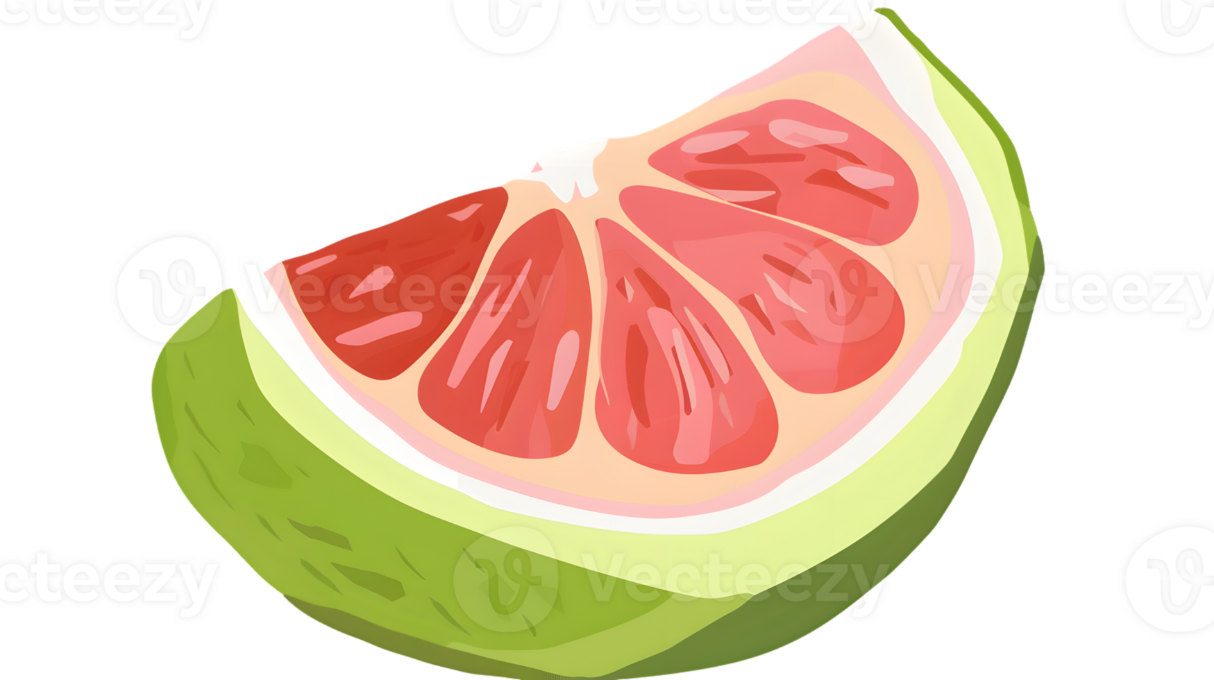 Juicy Citrus Slice Vibrant and Refreshing Fruit Illustration for Culinary and Health Themes png