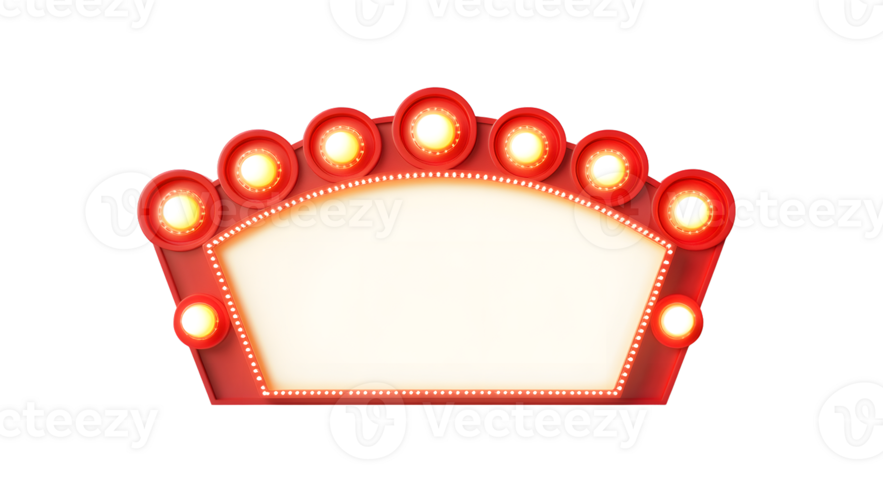 Illuminated Signboard with Bright Lights Perfect for Events Festivals and Decorations png