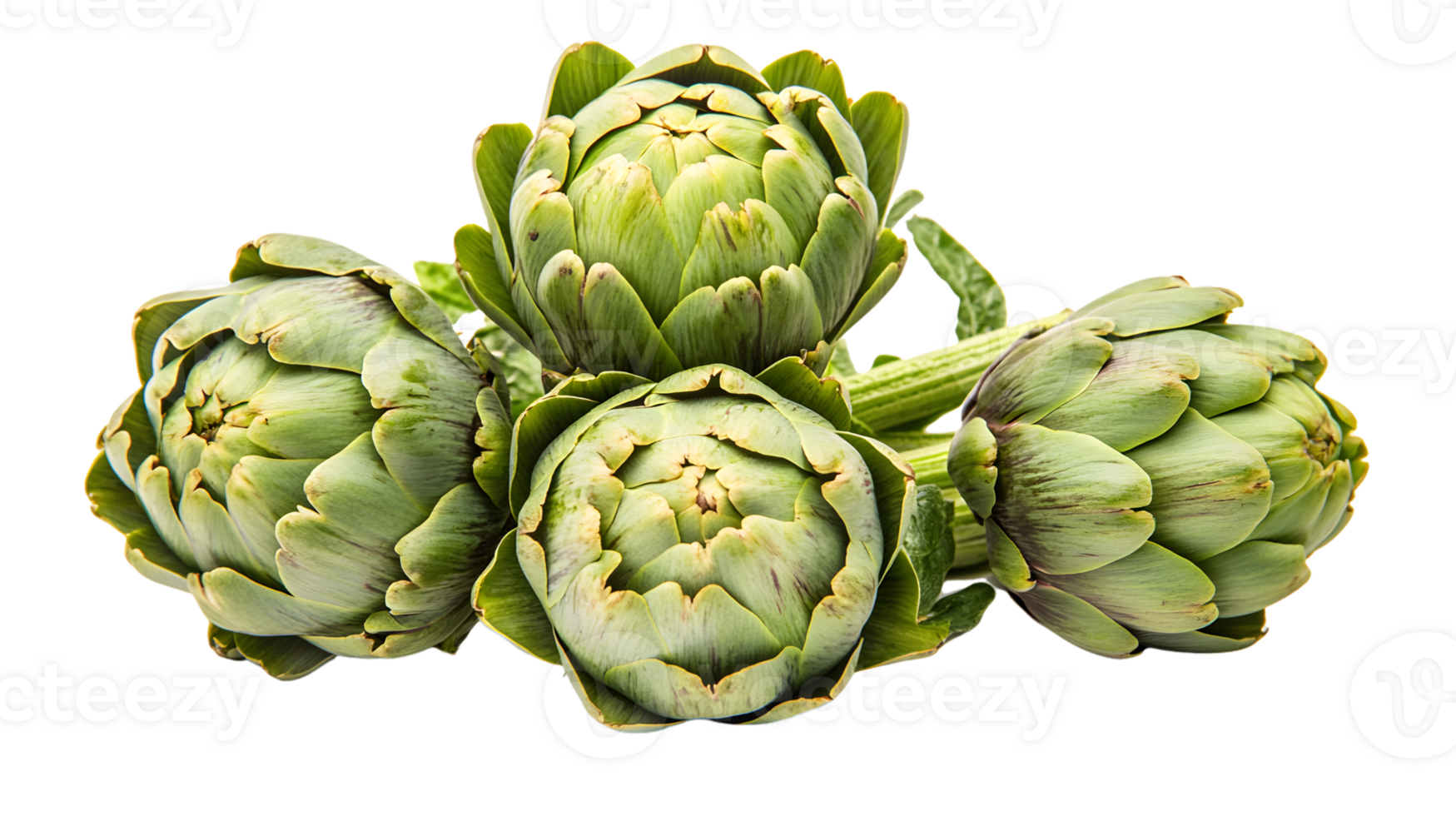 Fresh Green Vegetables in a Cluster Ideal for Culinary and Botanical Themes png