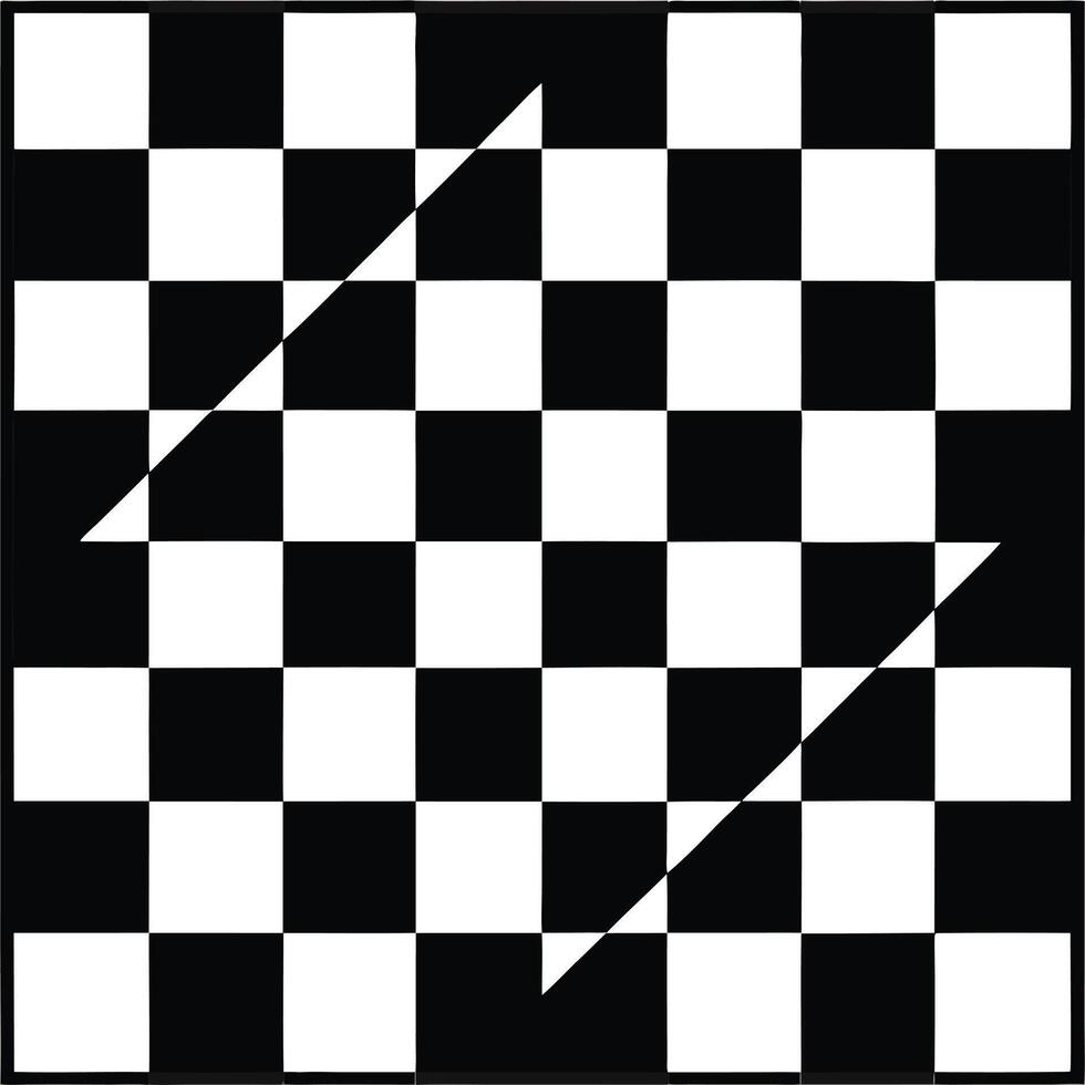 Checkered Pattern with Diagonal White Stripes, Modern Abstract Grid vector