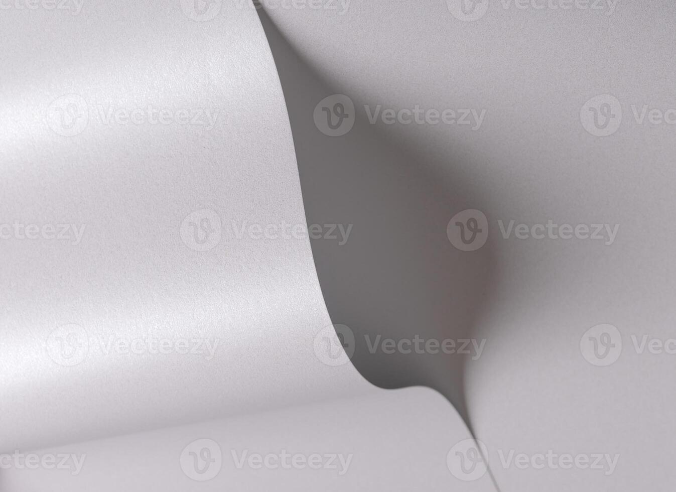 Elegant off-white paper texture with a pearlescent gloss and subtle wavy curves. Shiny, reflective photo