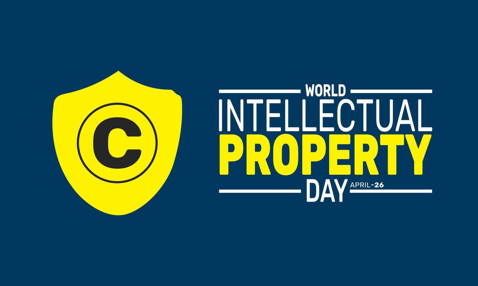 World Intellectual Property Day promotes the value of intellectual property in fostering creativity and innovation. Learn how IP protection can boost economic growth and inspire new ideas worldwide. vector