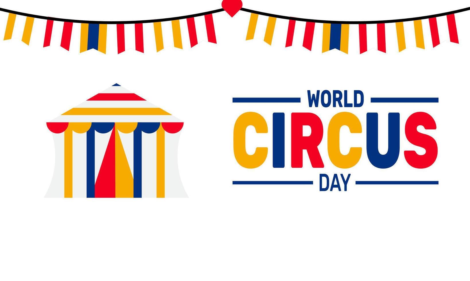 World Circus Day brings together skilled performers, vibrant costumes, and breathtaking acts, inviting everyone to experience the magic of the circus. vector