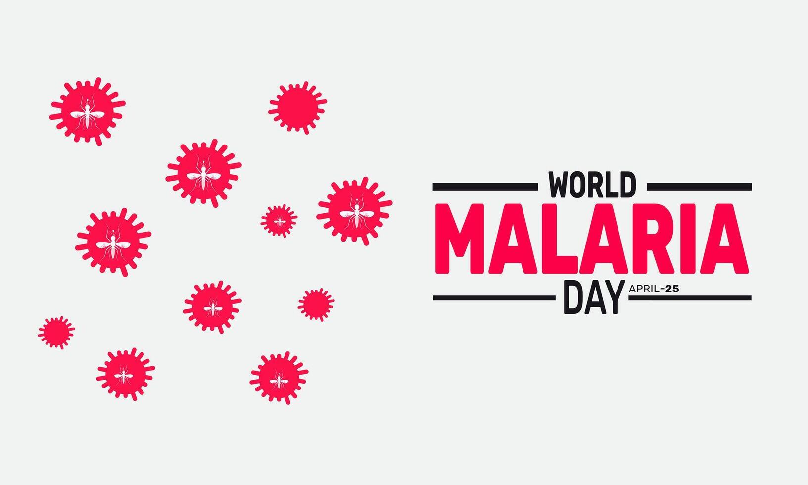 World Malaria Day educates the public on the importance of malaria control efforts globally. vector