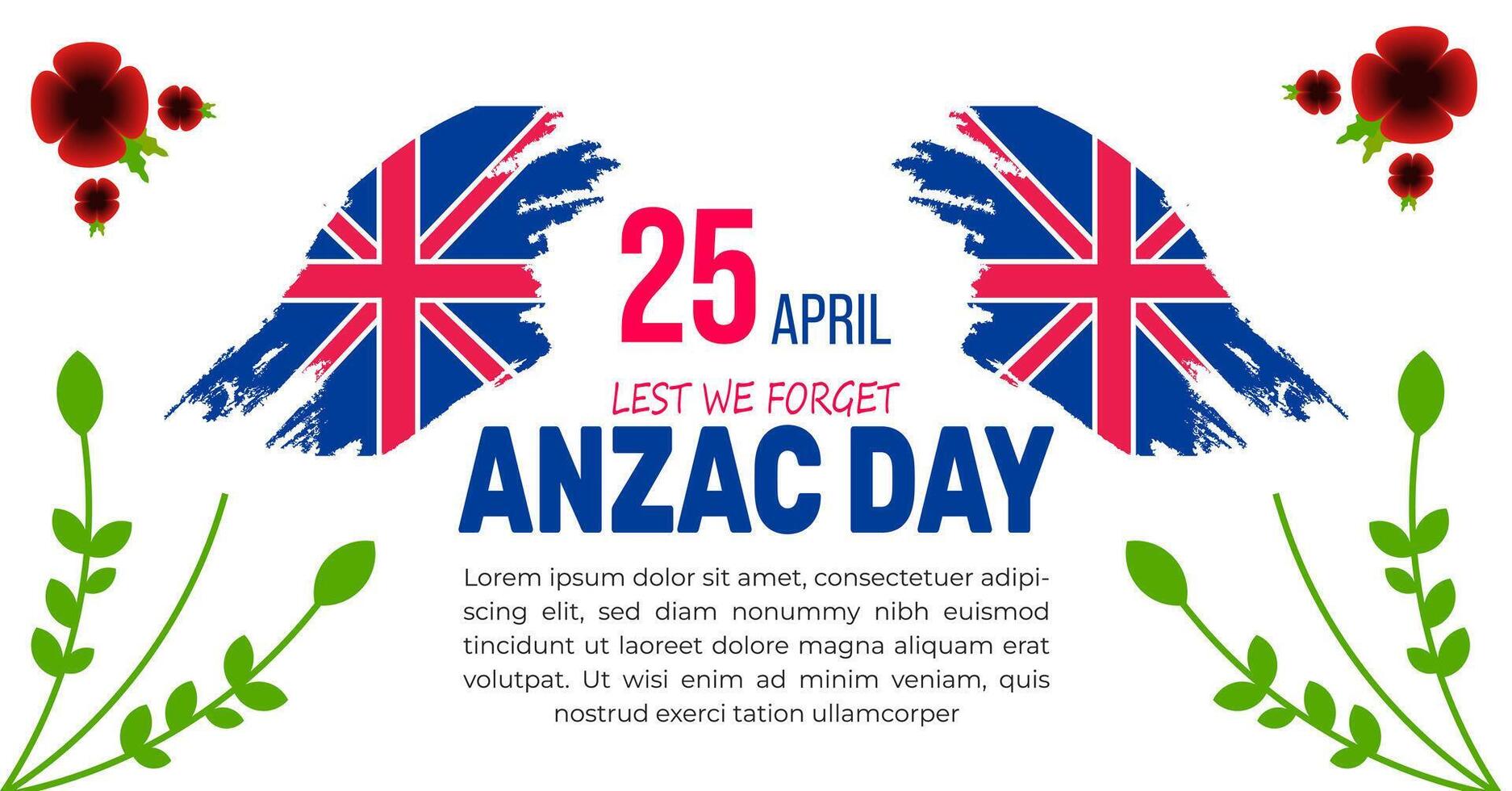 Anzac Day is a time of solemn reflection in Australia and New Zealand, remembering the men and women who served and died in wars, especially those who participated in the Gallipoli campaign. vector