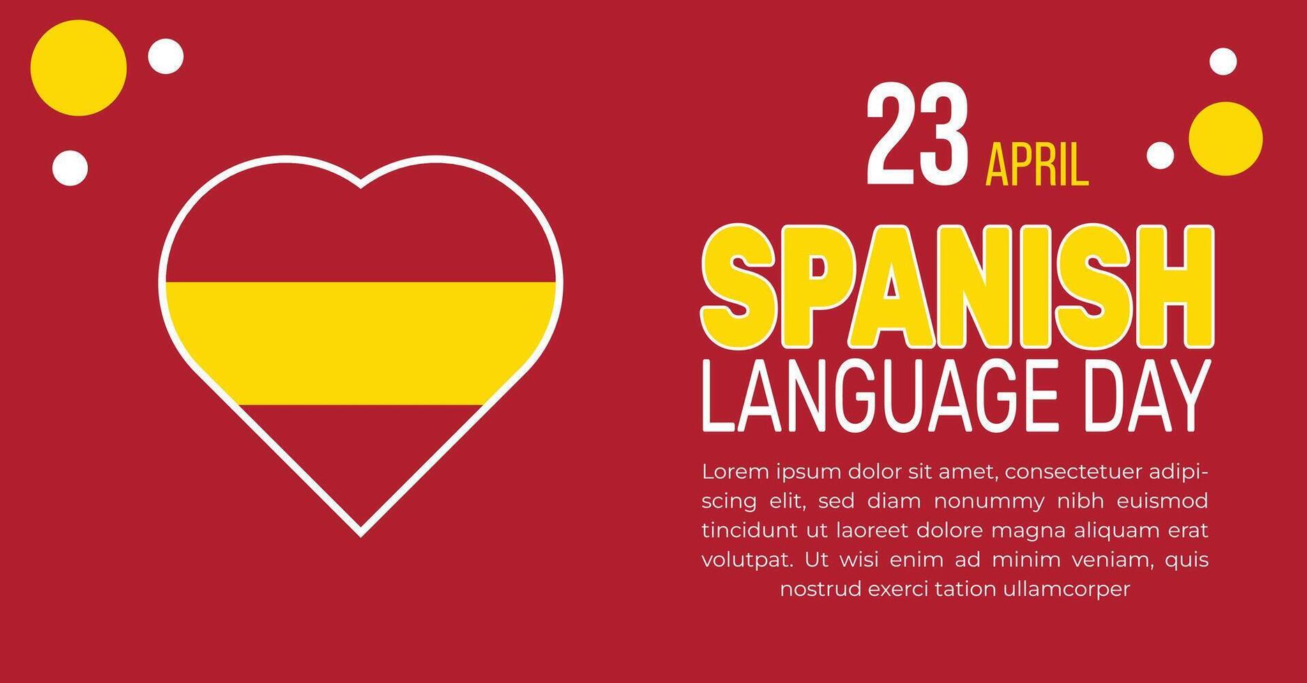 Celebrate Spanish Language Day with vibrant cultural events, linguistic appreciation, and the beauty of Spanish-speaking communities across the globe in this special observance. vector