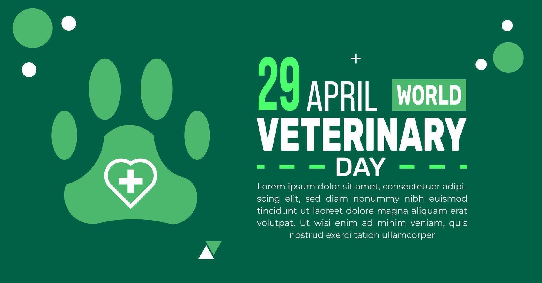 Celebrating World Veterinary Day acknowledges the critical role veterinarians play in improving animal health preventing diseases and enhancing public safety. vector