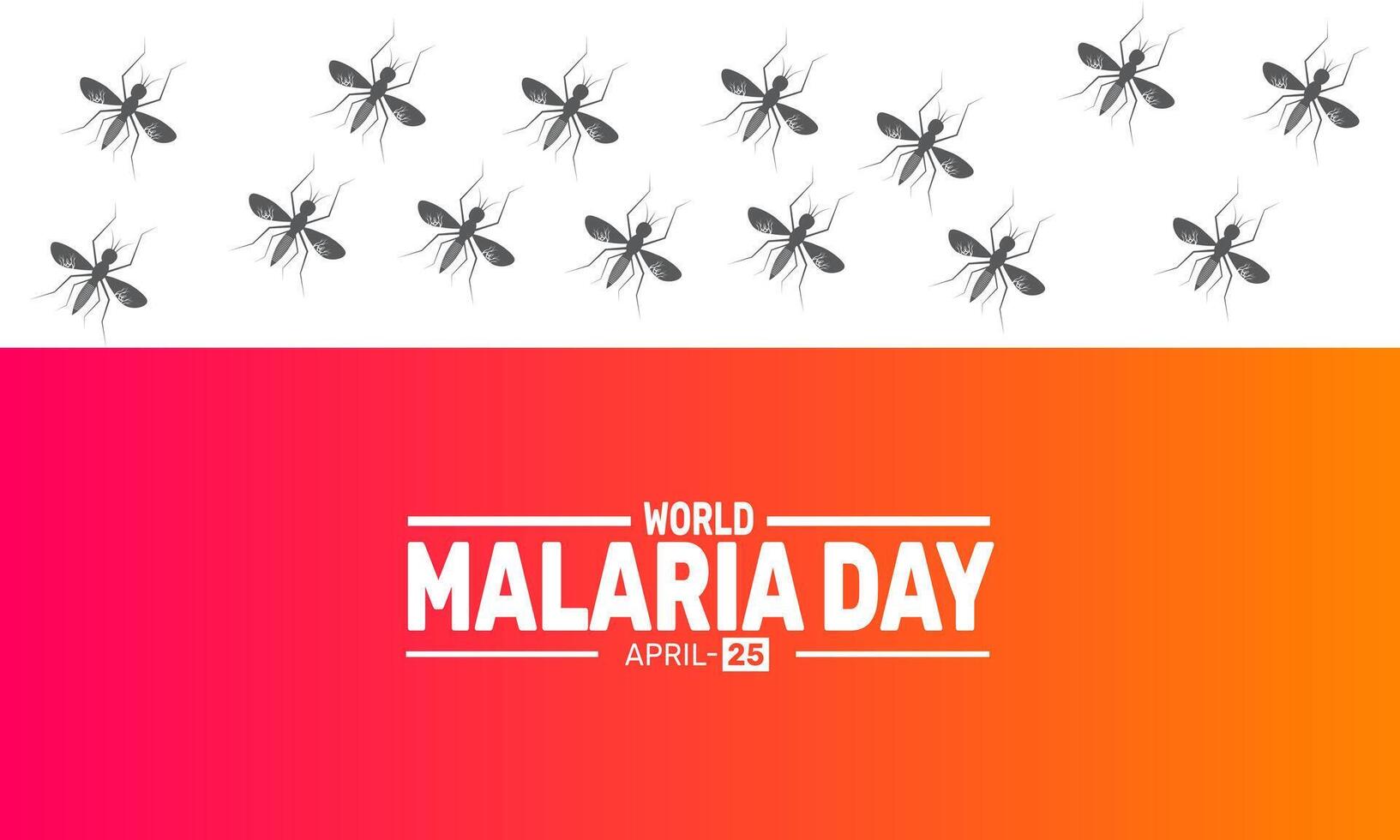 World Malaria Day highlights the global fight against malaria and aims to reduce its impact. vector
