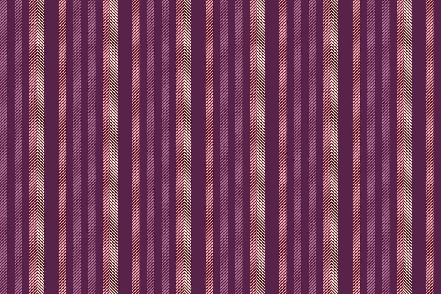 Fewing background fabric pattern, coloured stripe textile . Group lines vertical texture seamless in pink and red colors. vector
