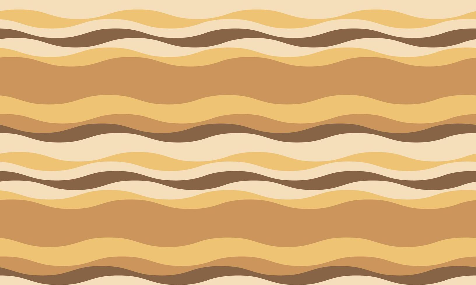 Abstract wavy stripes in earthy tones create a calming, retroinspired pattern. Perfect for website backgrounds, textile prints, or packaging design, this image evokes feelings of warmth and nostalgia. vector