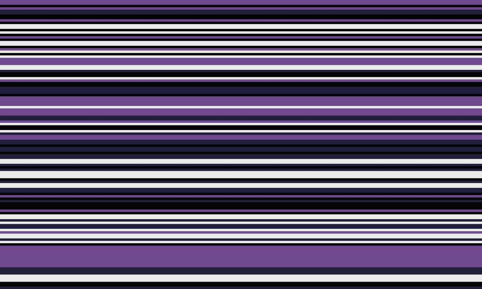 Abstract purple, black, and white horizontal stripes background. Perfect for website banners, presentations, or textile designs. vector