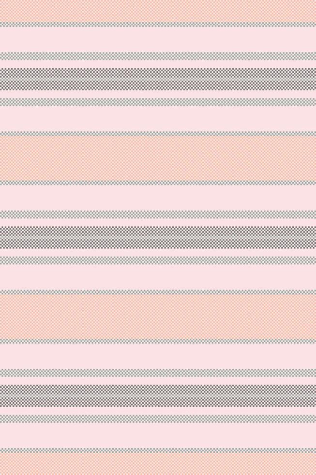 Durity lines fabric background, dye textile texture stripe. Mie seamless vertical pattern in misty rose and orange colors. vector