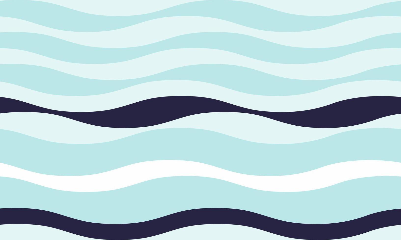 Serene abstract wave pattern in calming pastel blue and navy. Perfect for website backgrounds, textiles, or any design needing a peaceful, flowing aesthetic. vector