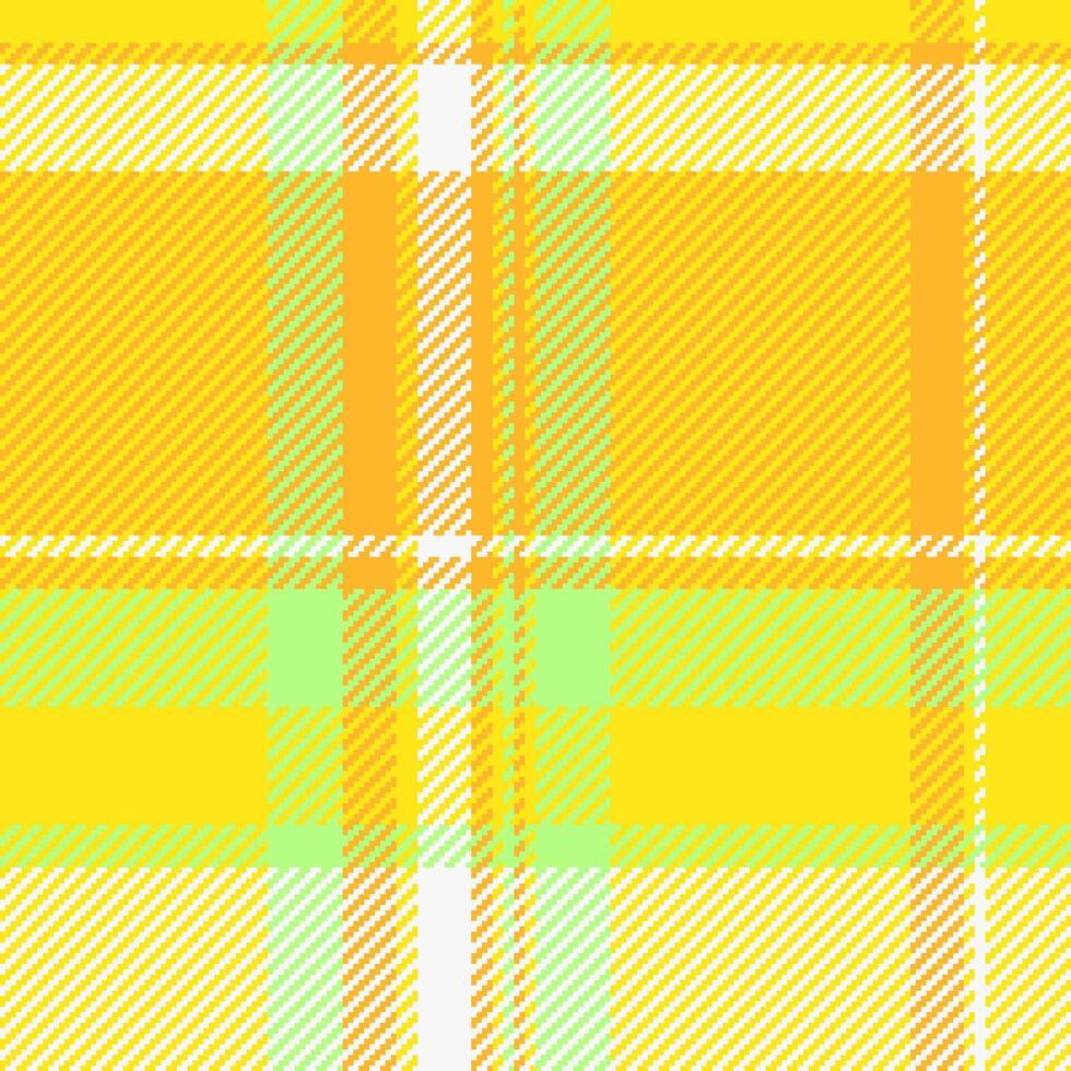 Vibrant yellow and lime green plaid pattern. Perfect for textiles, fashion, or website backgrounds. This cheerful, seamless design evokes feelings of summer and optimism. vector