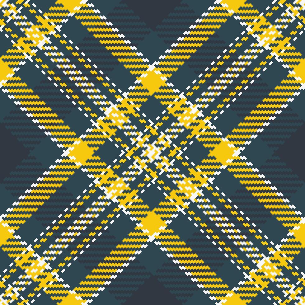 Vibrant yellow and teal plaid pattern. Perfect for textile design, fashion, or website backgrounds. This bold, geometric design evokes feelings of warmth and energy. vector