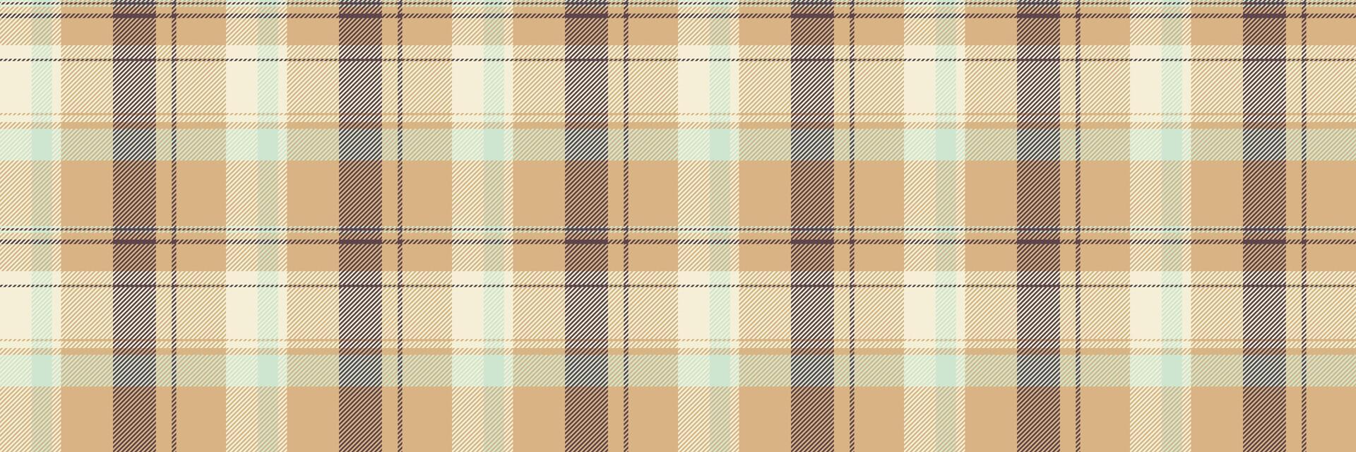 Subtle beige, brown mint plaid pattern. Perfect for textile design, website backgrounds, or crafting projects. This calming, neutral texture evokes feelings of comfort and sophistication. vector