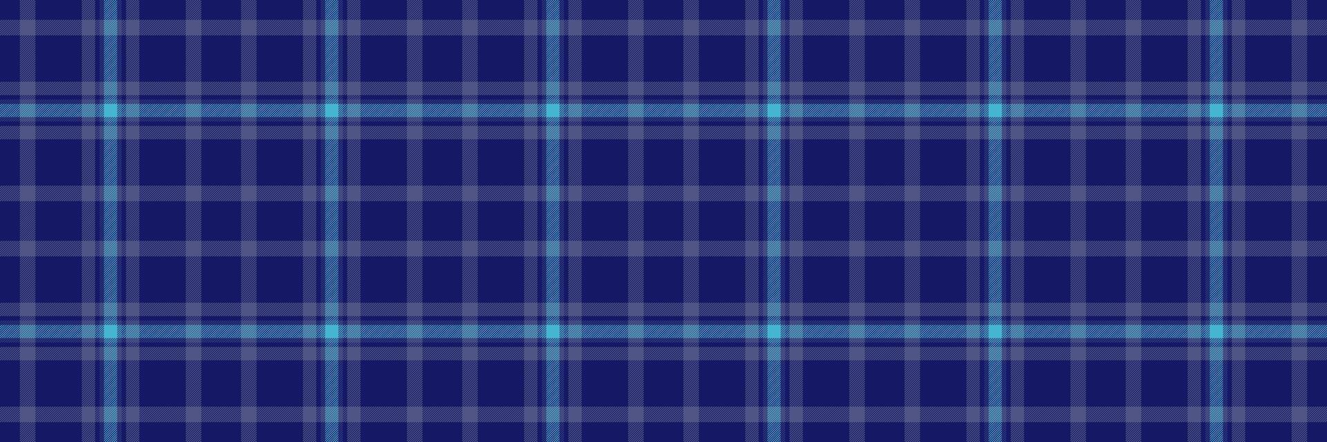 Elegant navy blue and light blue plaid pattern. Perfect for textile design, fashion, website backgrounds, or any project needing a sophisticated and stylish geometric texture. vector