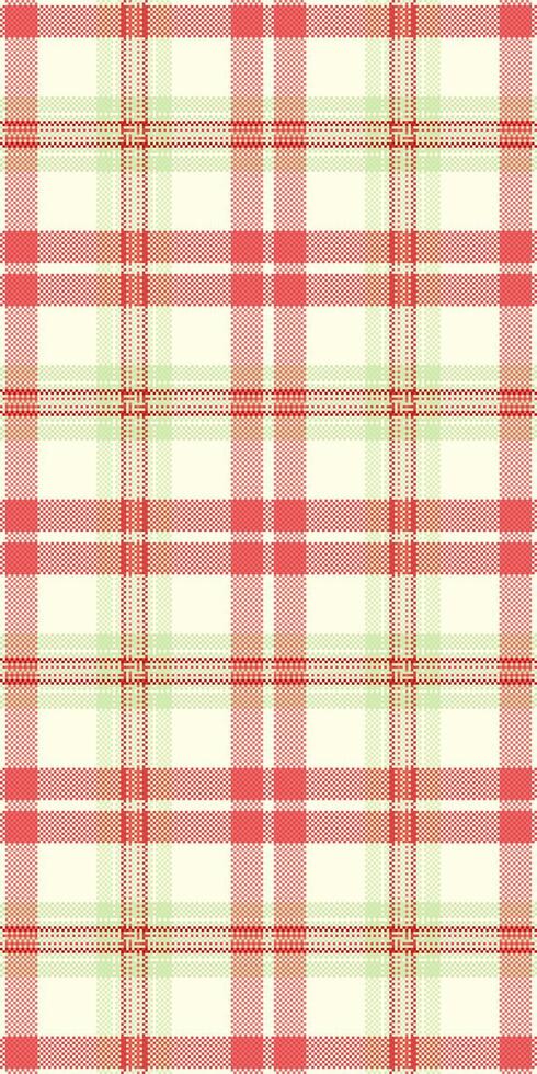 Slim pattern texture, valentine textile check tartan. Diagonal seamless plaid fabric background in light and red colors. vector