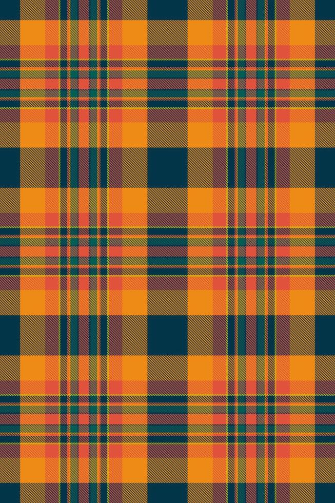 Japan check plaid pattern, multicultural background seamless tartan. Graph texture fabric textile in dark and bright colors. vector