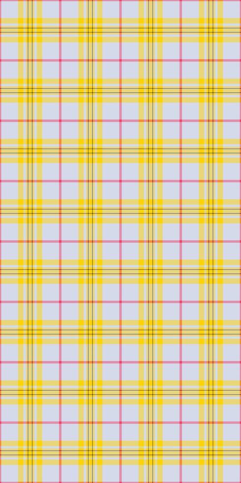 Show check plaid seamless, hispanic background textile tartan. Eps fabric pattern texture in yellow and light colors. vector