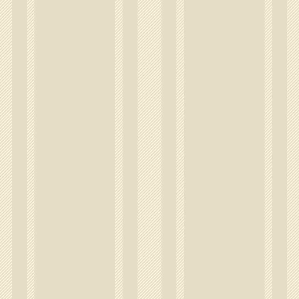 Elegant beige vertical stripes pattern. Subtle texture adds depth to this minimalist design, perfect for backgrounds, websites, or textile prints. Creates a calm, sophisticated aesthetic. vector