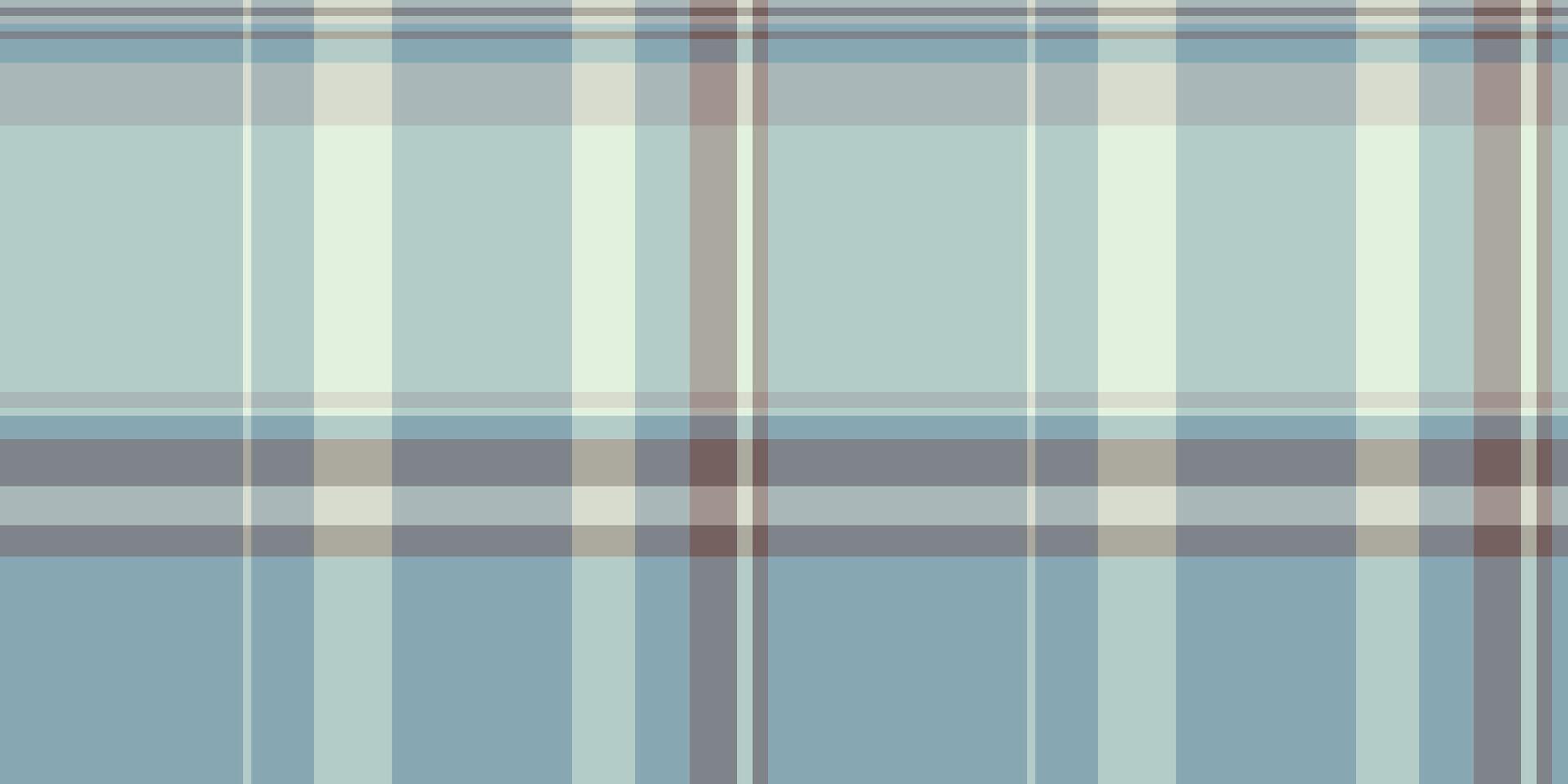 Subtle pastel plaid pattern in calming blues and creams. Perfect for textile design, website backgrounds, or stationery. Evokes a sense of serenity and understated elegance. vector