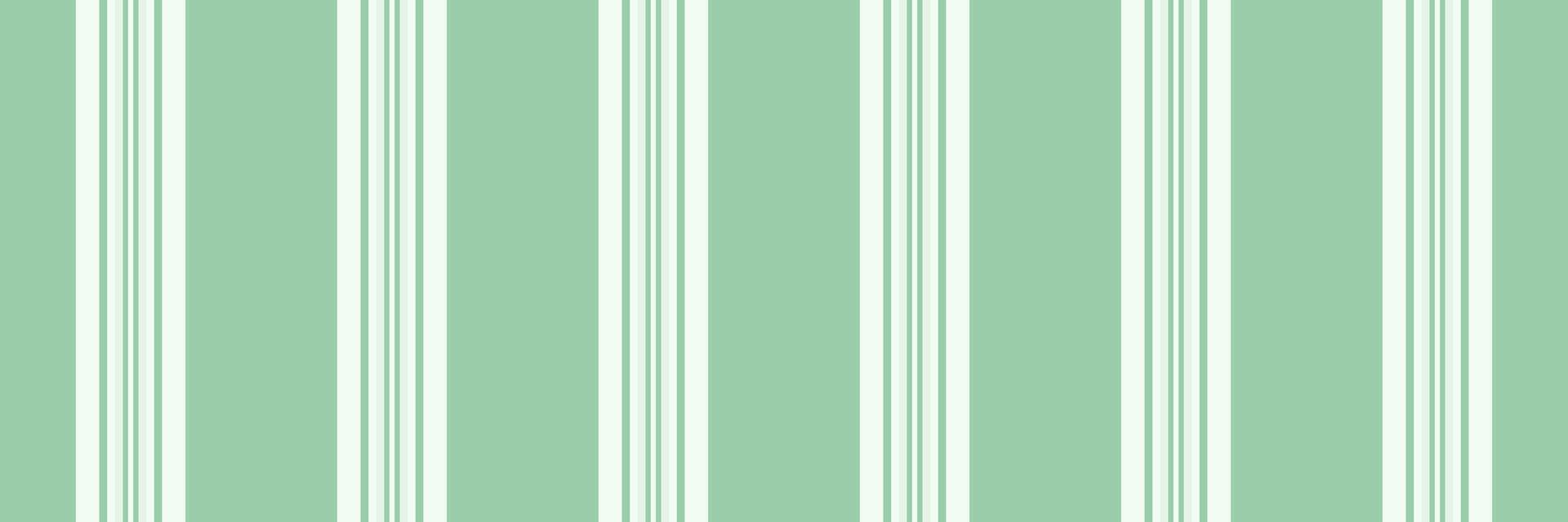 Elegant pastel green and white vertical stripes pattern. Perfect for backgrounds, textiles, and website design. Clean, minimalist style evokes calm and serenity. vector