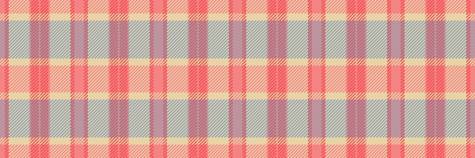 Soft pastel plaid pattern. Perfect for textile design, backgrounds, or crafting projects. This gentle, repeating texture evokes feelings of warmth and comfort. vector