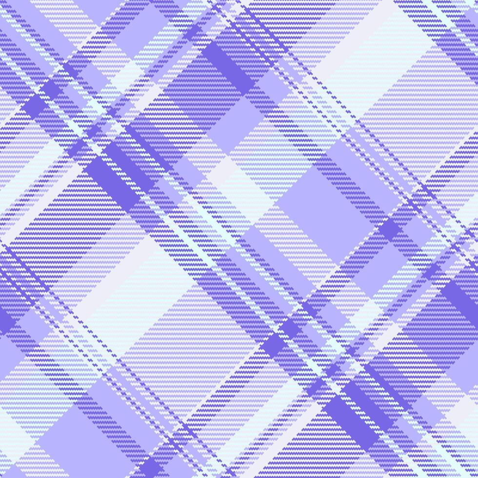 Elegant lavender and white plaid pattern. Perfect for textile design, fashion, websites, and branding. Subtle texture adds visual interest. vector