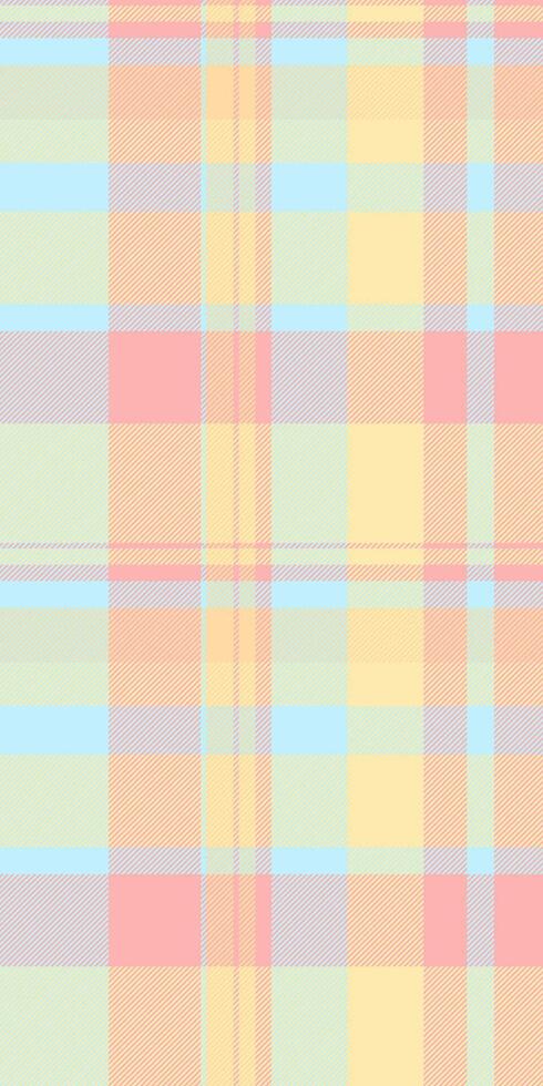 Pastel plaid pattern, perfect for textile design, websites, and branding. Soft, delicate colors create a calming, feminine aesthetic. vector