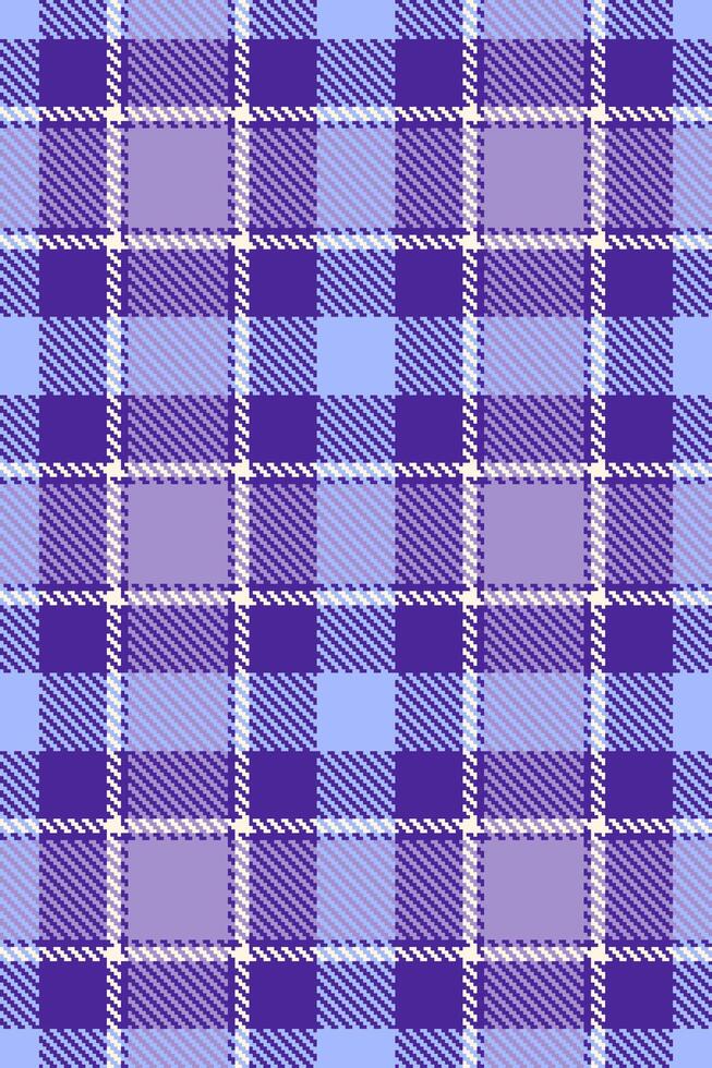 Serene purple and blue plaid pattern. Perfect for textile design, website backgrounds, or crafting projects. vector