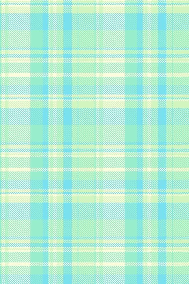 Soft pastel plaid pattern in light blue and green hues. Perfect for textile design, website backgrounds, or crafting projects. vector