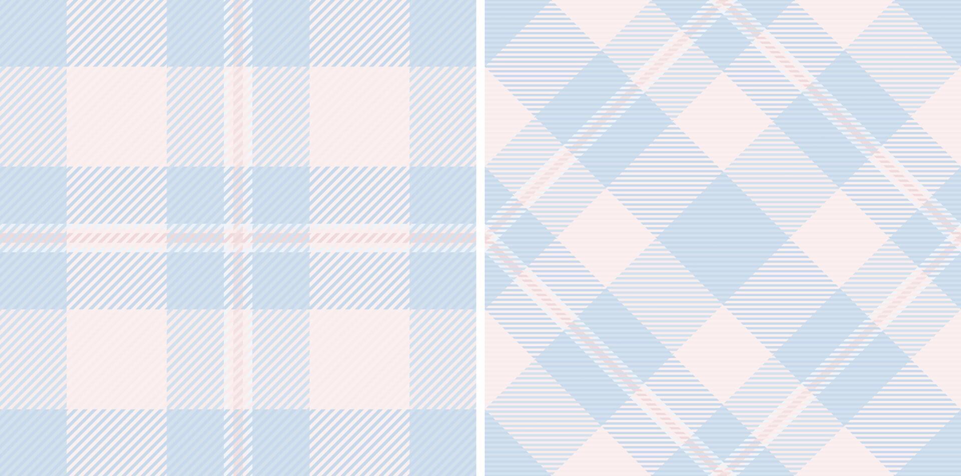 Plaid seamless tartan of fabric background check with a textile texture pattern. Set in skin colors. Trousers for women. vector