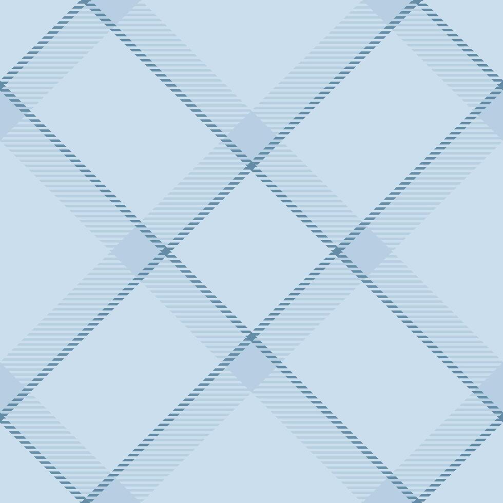 Elegant pastel blue diagonal plaid pattern. Perfect for textile design, wallpaper, or website backgrounds. This subtle yet stylish design offers a sophisticated and calming aesthetic. vector