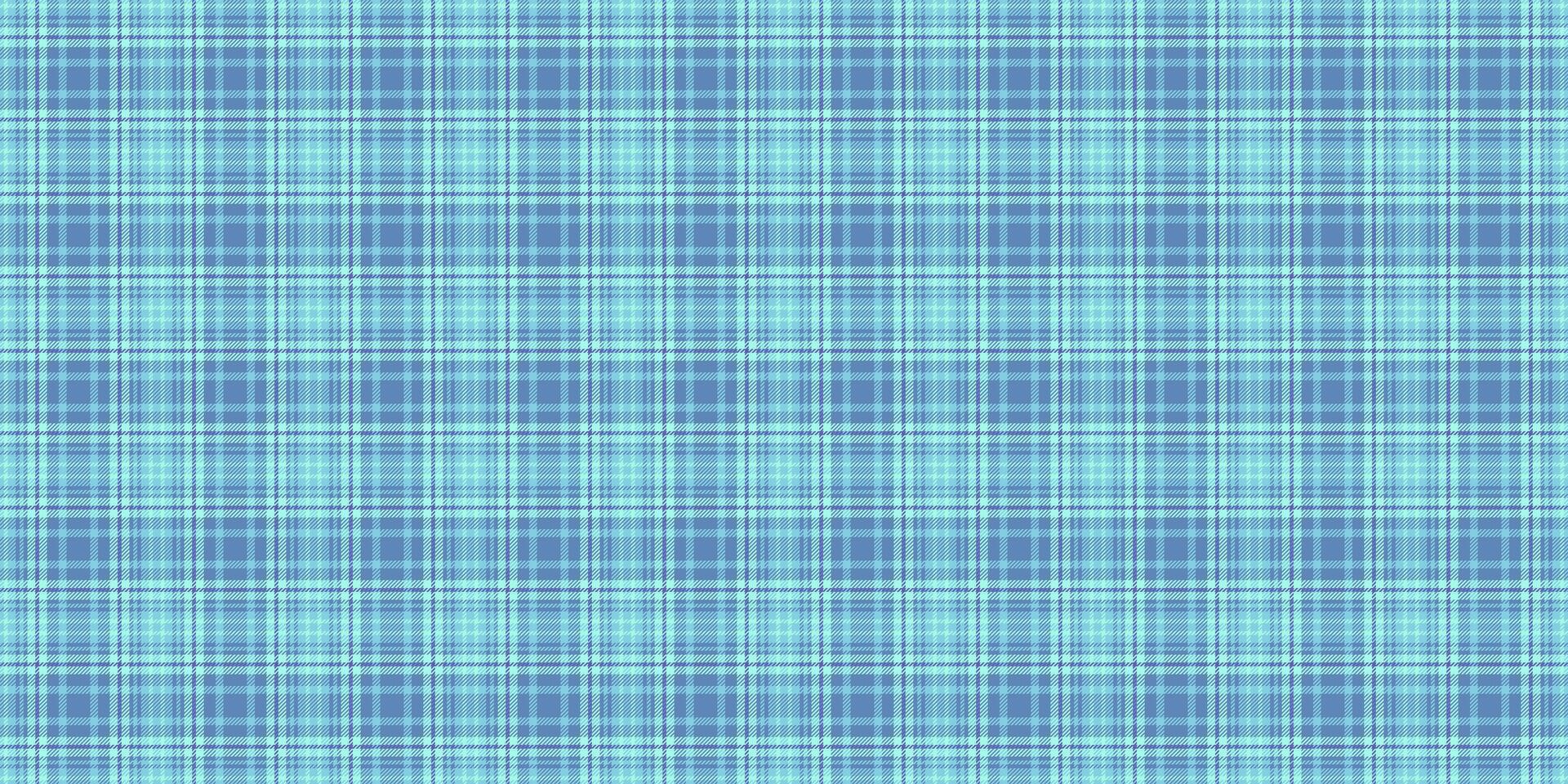 Subtle aqua and blue plaid pattern. Perfect for backgrounds, website design, textiles, and packaging. This seamless texture evokes calmness and sophistication. vector