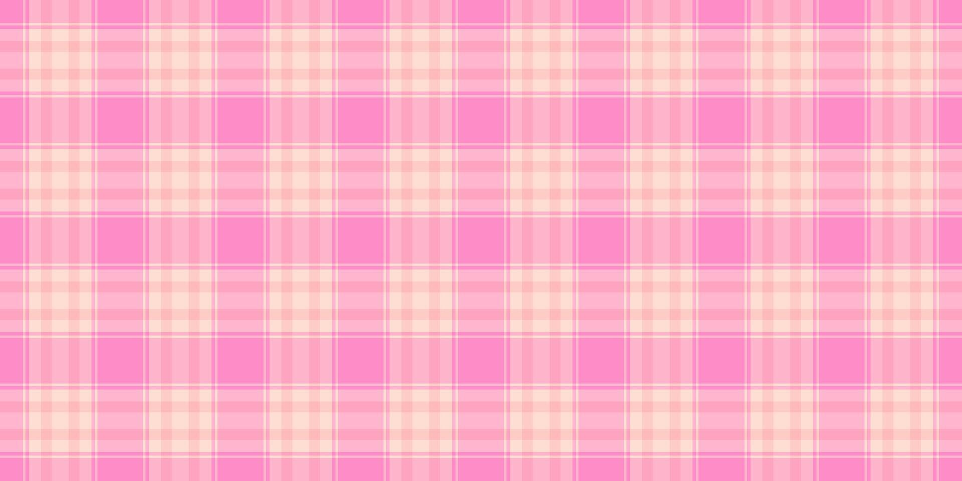 Sweet pastel pink and peach plaid pattern. Perfect for backgrounds, textile designs, website templates, or any project needing a soft, feminine touch. vector