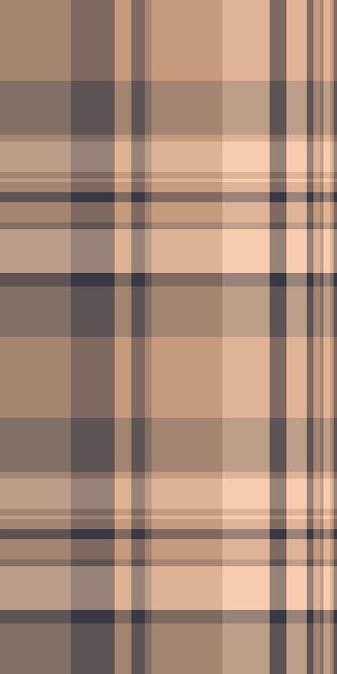 Subtle neutral plaid pattern in earth tones. Perfect for backgrounds, textiles, or website design. Evokes feelings of warmth, comfort, and sophistication. Ideal for autumnal or rustic themes. vector