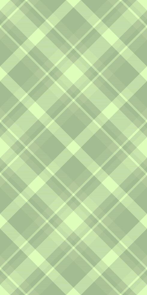 Serene pastel green and light olive diagonal plaid pattern. Perfect for backgrounds, textiles, or website design. This subtle texture evokes feelings of calm and sophistication. vector