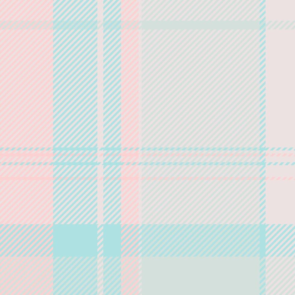 Soft pastel plaid pattern in pink and blue. Ideal for textile design, fashion, branding, and website backgrounds. This delicate texture evokes feelings of serenity and femininity. vector