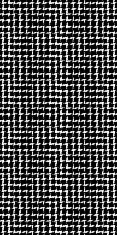 Sleek black and white check pattern. Perfect for backgrounds, textiles, or website designs. Minimalist, graphic, and versatile, this image conveys structure and sophistication. vector