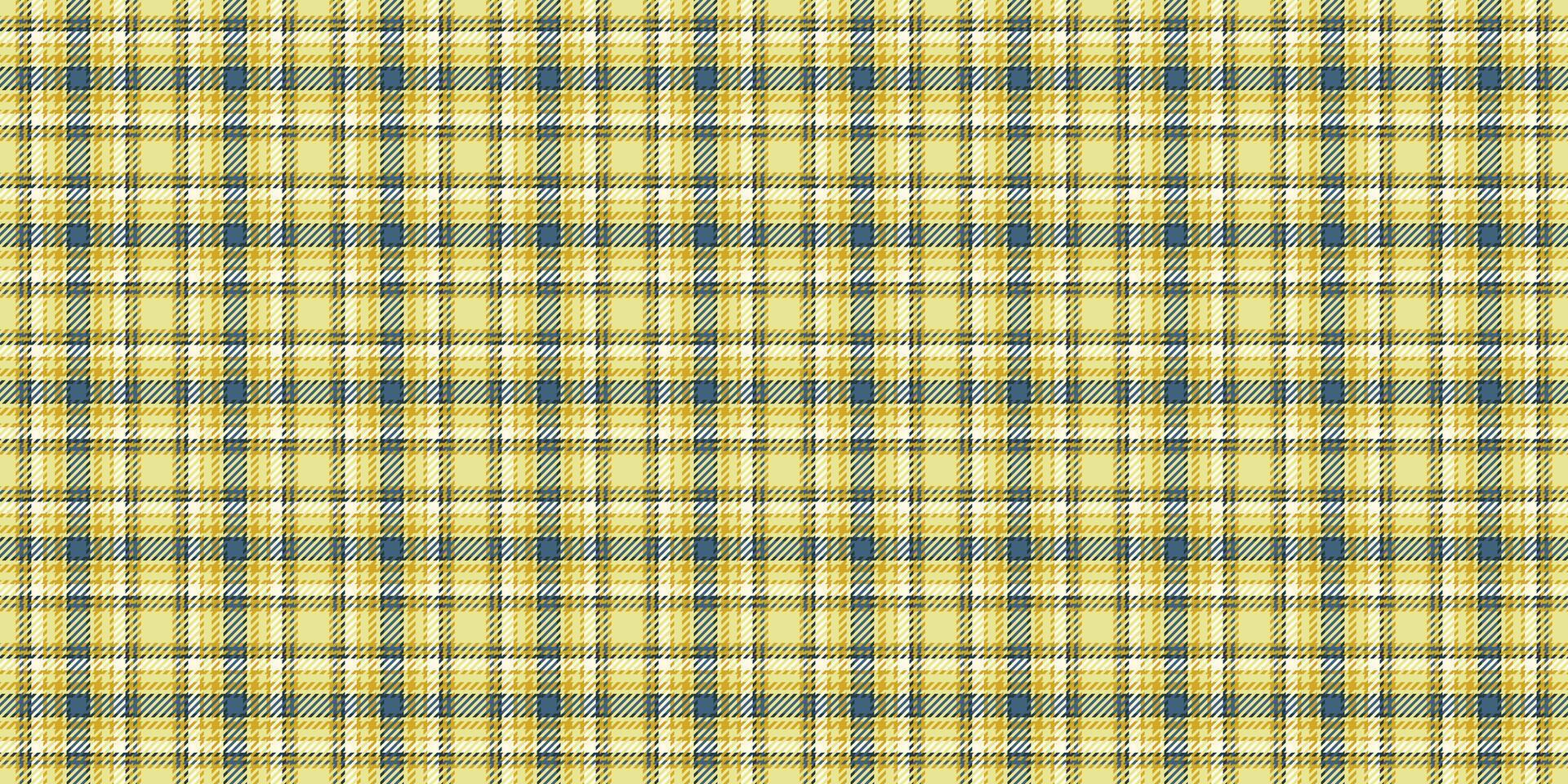 Elegant pastel yellow and blue plaid pattern. Perfect for textile design, website backgrounds, or crafting projects. vector