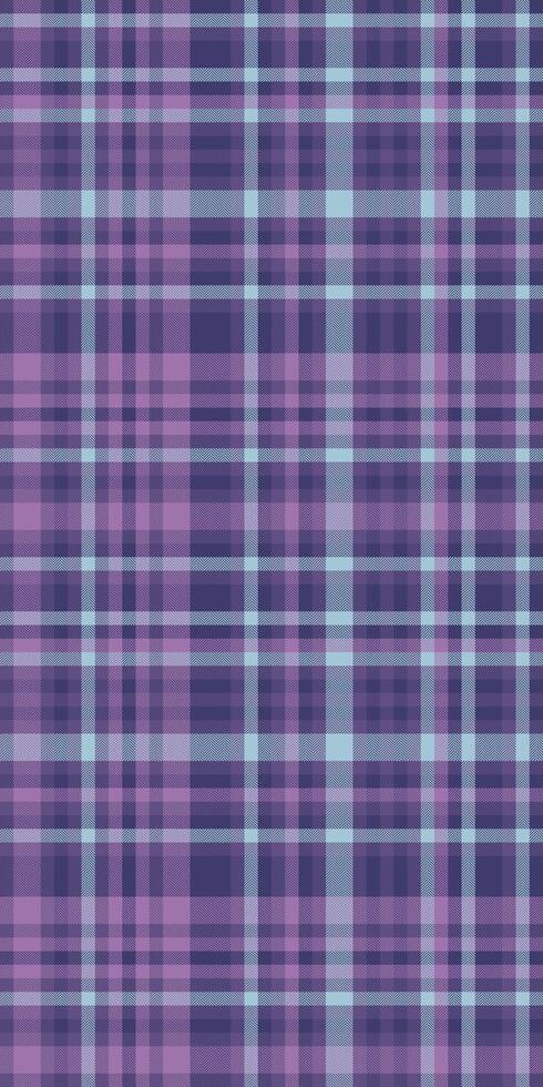 Subtle pastel plaid pattern in calming purple and blue hues. Perfect for textile design, website backgrounds, or fashion projects. vector