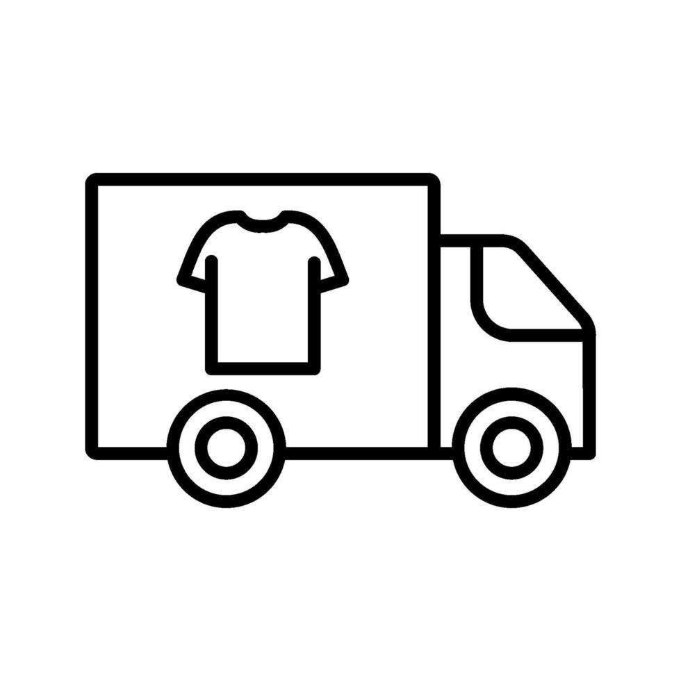 Laundry service delivery icon. vector