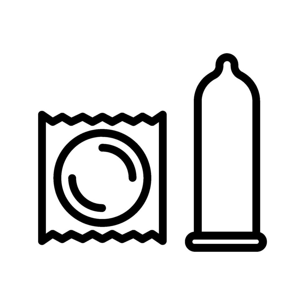 condom package icon. vector