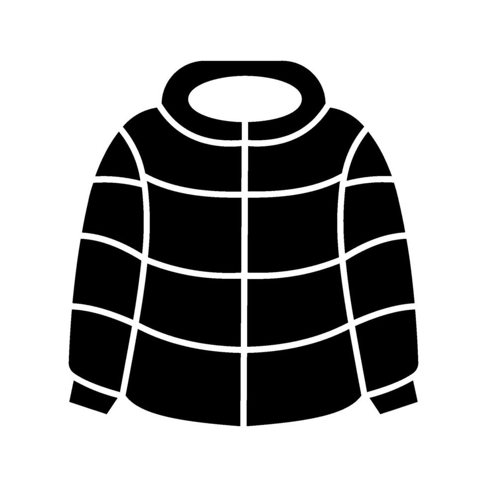Down jacket icon.. vector