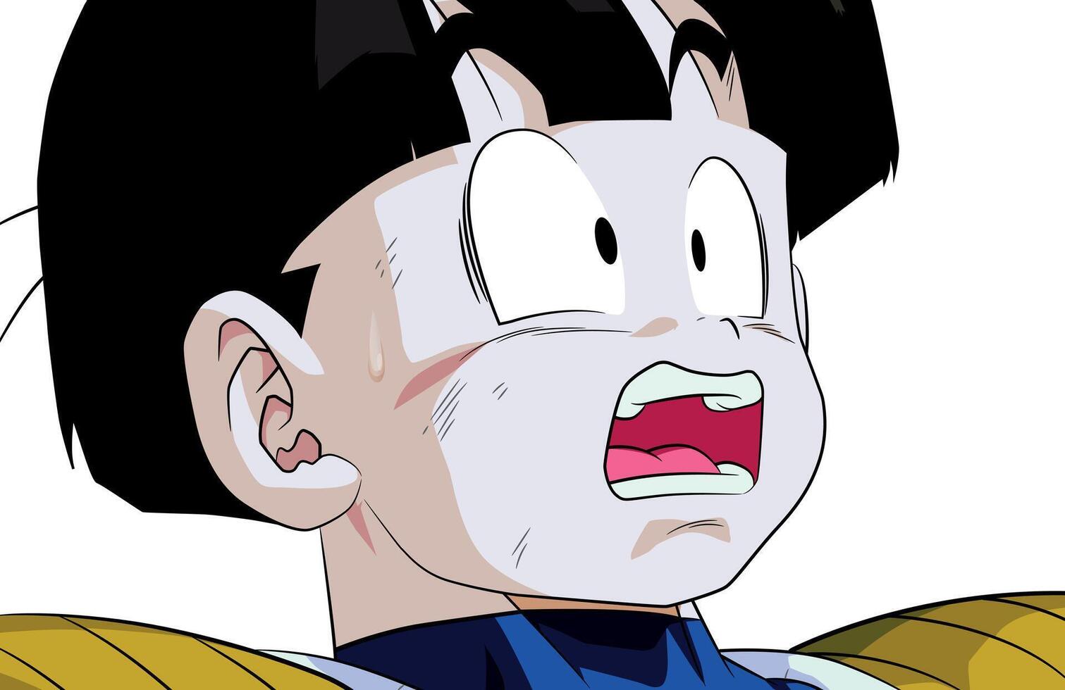 Gohan saga nameku, guerrero hijo de Goku vector
