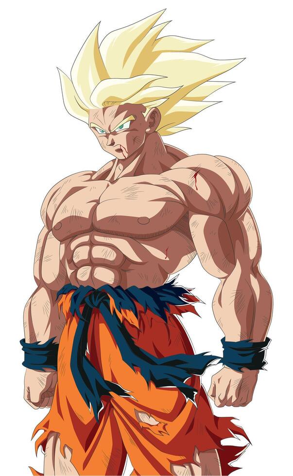 Goku The Rebirth of the Super Saiyan vector